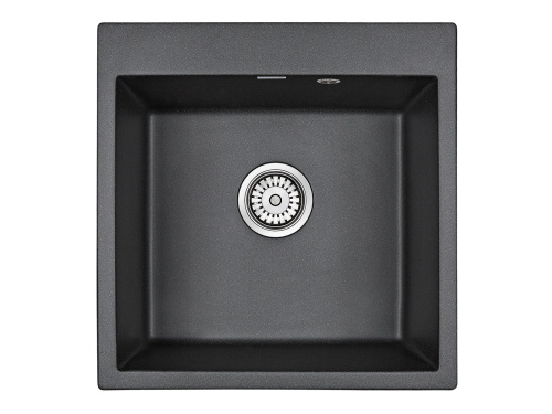 Кухонная мойка Paulmark KANTE 50 PM105152-BL 51х52 цвет черный